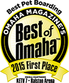 Pet Boarding First Place Best of Omaha 2015
